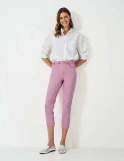 High Waisted Skinny Cropped Jeans