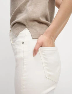 High Waisted Slim Flare Cropped Jeans -Marksandspencer Sale Store High Waisted Slim Flare Cropped Jeans 3