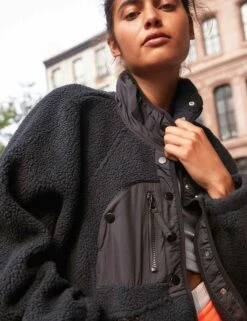 Hit The Slopes Fleece Zip Up Jacket -Marksandspencer Sale Store Hit The Slopes Fleece Zip Up Jacket 4