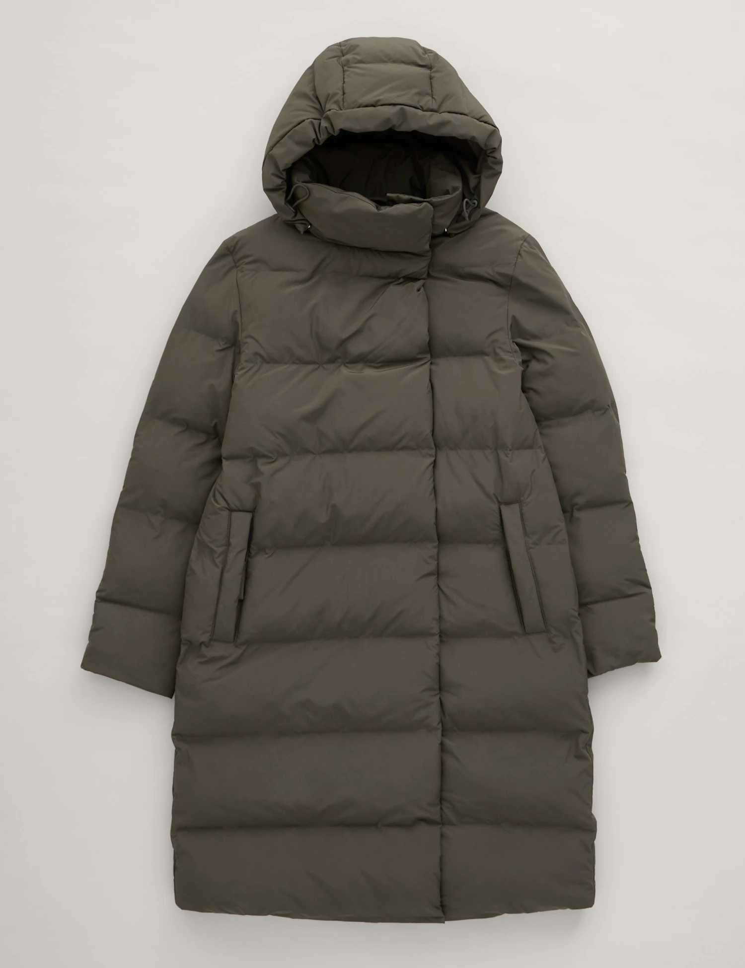 Hooded Longline Puffer Coat 2 Hooded Longline Puffer Coat - Image 2