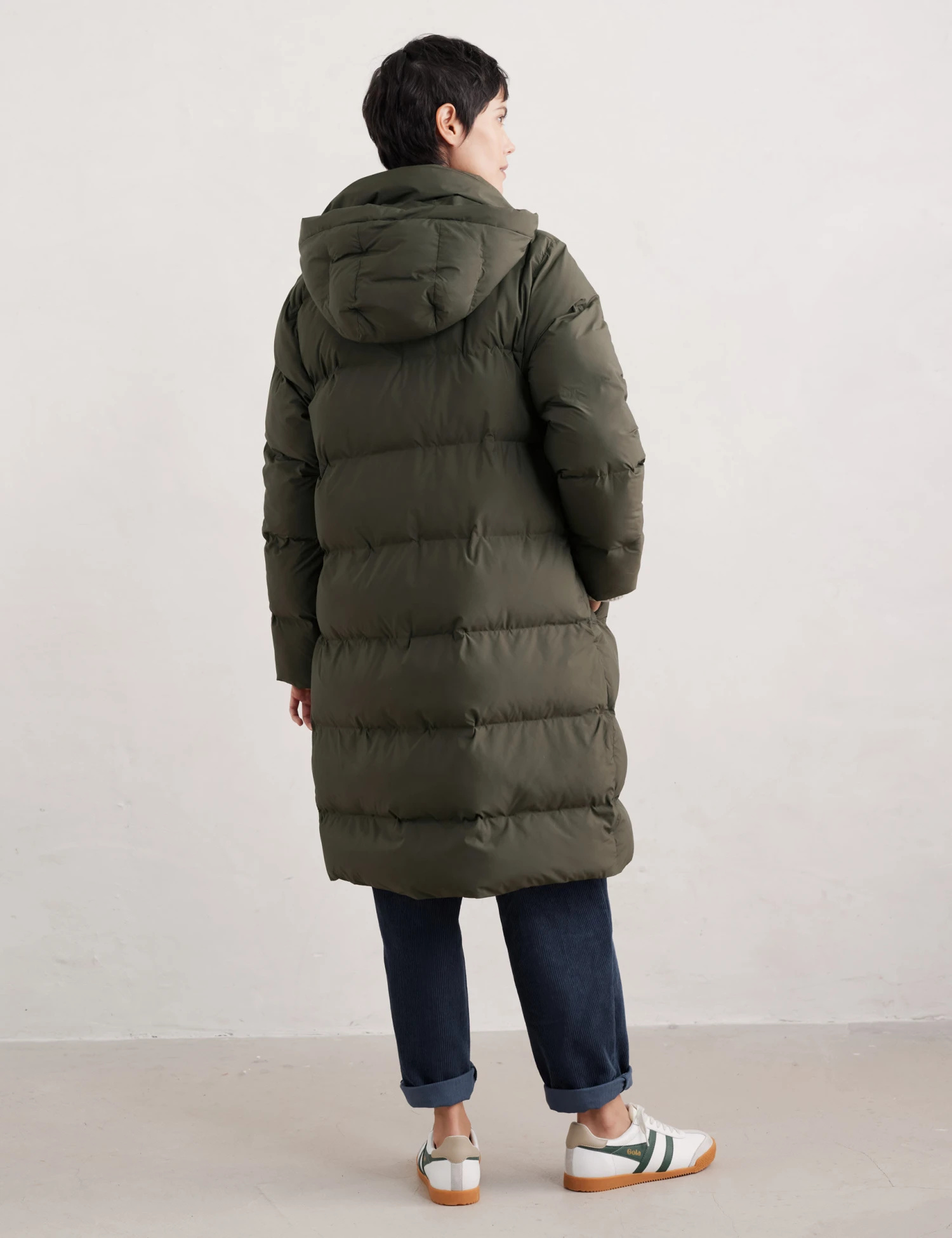 Hooded Longline Puffer Coat 3 Hooded Longline Puffer Coat - Image 3