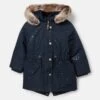 Joules Hooded Printed Parka Coat (3-12 Yrs) -Marksandspencer Sale Store Hooded Printed Parka Coat 3 12 Yrs
