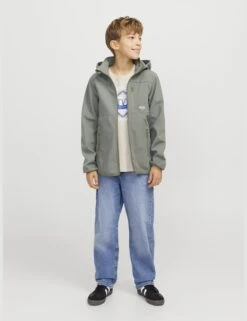 Jack & Jones Junior Hooded Raincoat (8-16 Yrs)