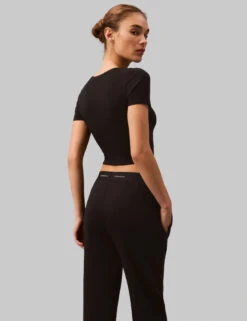 Calvin Klein Icon Cotton Terry Cotton Rich Lounge Joggers -Marksandspencer Sale Store Icon Cotton Terry Cotton Rich Lounge Joggers 4