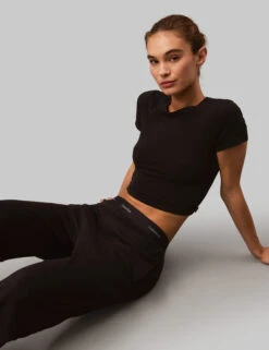 Calvin Klein Icon Cotton Terry Cotton Rich Lounge Joggers -Marksandspencer Sale Store Icon Cotton Terry Cotton Rich Lounge Joggers 6
