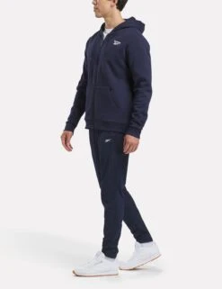 Reebok Identity Small Logo Fleece Zip Up Hoodie -Marksandspencer Sale Store Identity Small Logo Fleece Zip Up Hoodie 2