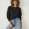 Jersey Puff Sleeve Sweatshirt