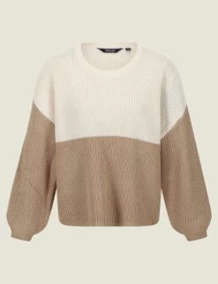 Regatta Kamaria Colour Block Relaxed Jumper -Marksandspencer Sale Store Kamaria Colour Block Relaxed Jumper 1