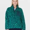 Sweaty Betty Karma Half Zip Animal Print Fleece Jacket -Marksandspencer Sale Store Karma Half Zip Animal Print Fleece Jacket