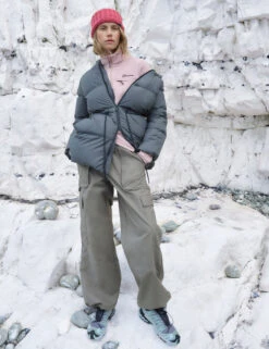 Jack Wolfskin Kirschallee Waisted Hooded Puffer Jacket -Marksandspencer Sale Store Kirschallee Waisted Hooded Puffer Jacket 2