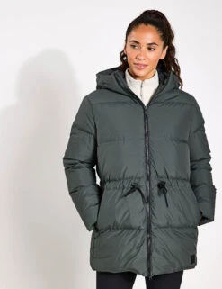 Jack Wolfskin Kirschallee Waisted Hooded Puffer Jacket -Marksandspencer Sale Store Kirschallee Waisted Hooded Puffer Jacket 4