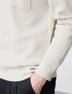 Knitted Polo Shirt -Marksandspencer Sale Store Knitted Polo Shirt 6