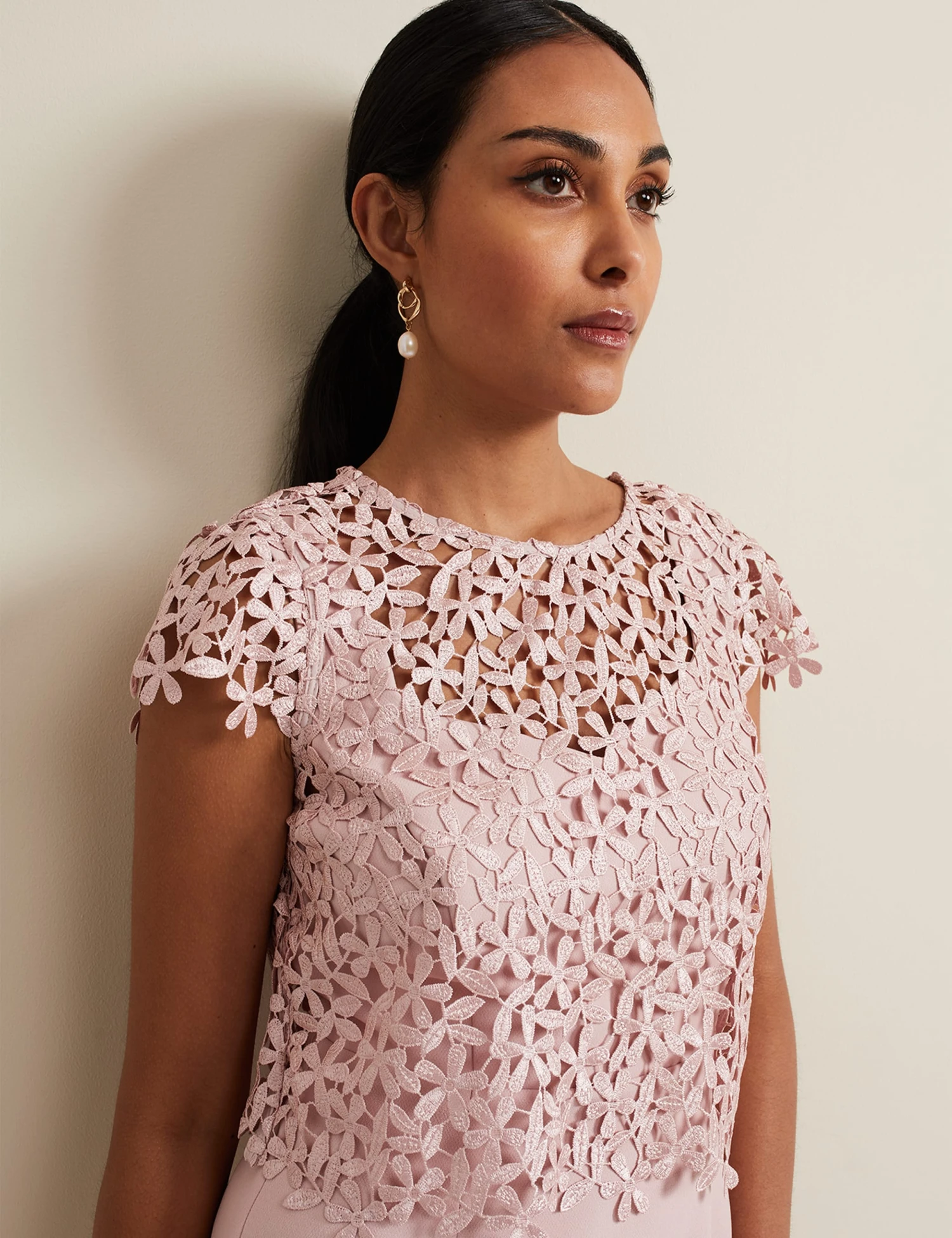 Lace Midi Column Dress 5 Lace Midi Column Dress - Image 5