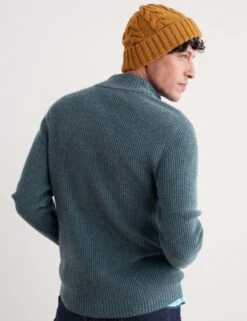 Lambswool Rich Zip Up Textured Cardigan 15 Lambswool Rich Zip Up Textured Cardigan -Marksandspencer Sale Store Lambswool Rich Zip Up Textured Cardigan 3