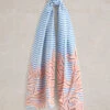 WHITE STUFF Leaf Print Scarf -Marksandspencer Sale Store Leaf Print Scarf
