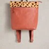 WHITE STUFF Leather Animal Print Backpack -Marksandspencer Sale Store Leather Animal Print Backpack