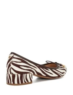 Dune London Leather Animal Print Ballet Pumps -Marksandspencer Sale Store Leather Animal Print Ballet Pumps 2
