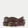 Leather Boho Studded Western Belt -Marksandspencer Sale Store Leather Boho Studded Western Belt