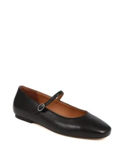 Jones Bootmaker Leather Buckle Flat Pumps -Marksandspencer Sale Store Leather Buckle Flat Pumps 3