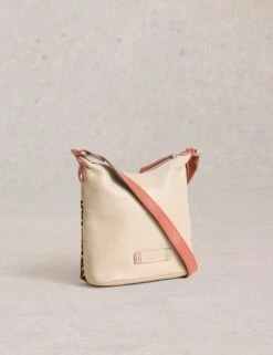 WHITE STUFF Leather Colour Block Cross Body Bag -Marksandspencer Sale Store Leather Colour Block Cross Body Bag 2