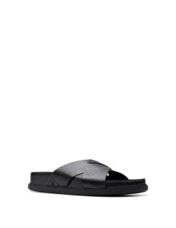 Clarks Leather Crossover Sliders -Marksandspencer Sale Store Leather Crossover Sliders 5