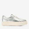 Cole Haan Leather Lace Up Metallic Platform Trainers -Marksandspencer Sale Store Leather Lace Up Metallic Platform Trainers