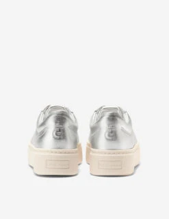 Cole Haan Leather Lace Up Metallic Platform Trainers -Marksandspencer Sale Store Leather Lace Up Metallic Platform Trainers 2