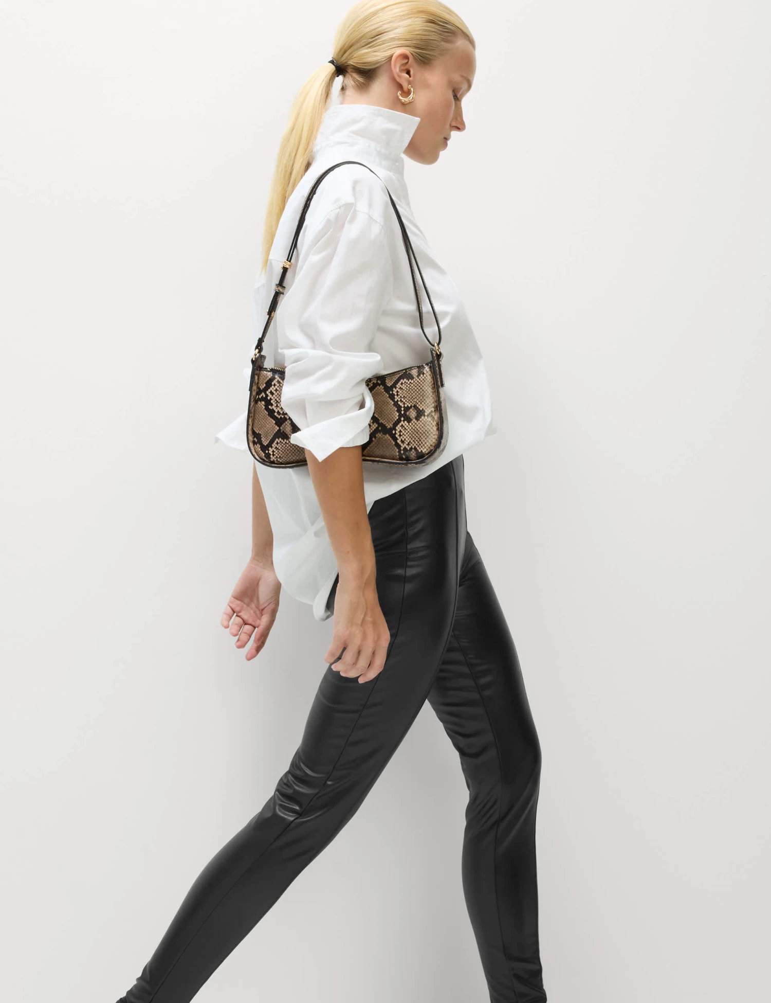 Leather Look Leggings 3 Leather Look Leggings - Image 3