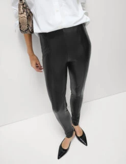 Leather Look Leggings 16 Leather Look Leggings -Marksandspencer Sale Store Leather Look Leggings 3