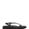 Dune London Leather Metallic Detail Strappy Flat Sandals -Marksandspencer Sale Store Leather Metallic Detail Strappy Flat Sandals