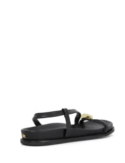 Dune London Leather Metallic Detail Strappy Flat Sandals -Marksandspencer Sale Store Leather Metallic Detail Strappy Flat Sandals 2