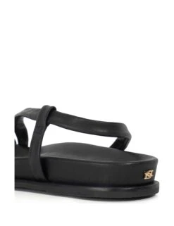 Dune London Leather Metallic Detail Strappy Flat Sandals -Marksandspencer Sale Store Leather Metallic Detail Strappy Flat Sandals 3