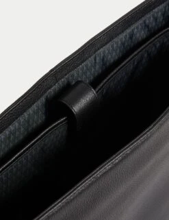 Leather Pebble Grain Messenger Bag -Marksandspencer Sale Store Leather Pebble Grain Messenger Bag 3