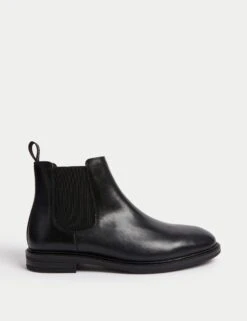 Leather Pull-On Chelsea Boots -Marksandspencer Sale Store Leather Pull On Chelsea Boots 3