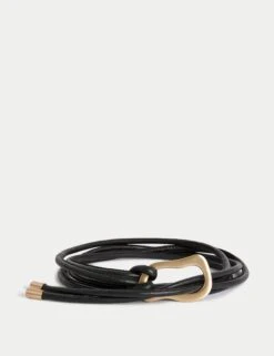 Leather Rope Buckle Jeans Belt