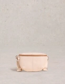 WHITE STUFF Leather Sling Cross Body Bag