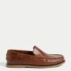 Leather Slip-On Boat Shoes