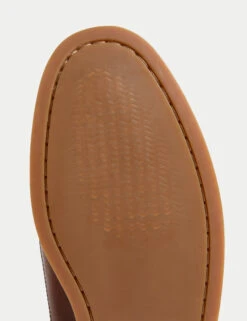 Leather Slip-On Boat Shoes -Marksandspencer Sale Store Leather Slip On Boat Shoes 3