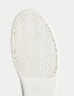 Leather Slip-On Trainers With Freshfeet™ -Marksandspencer Sale Store Leather Slip On Trainers with Freshfeet 1 3