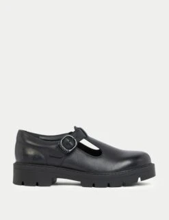 Kickers Leather T-Bar Chunky Shoes