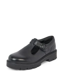 Kickers Leather T-Bar Chunky Shoes -Marksandspencer Sale Store Leather T Bar Chunky Shoes 5