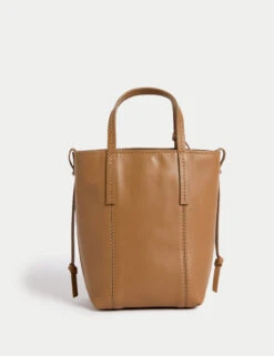Jaeger Leather Top Handle Cross Body Bag -Marksandspencer Sale Store Leather Top Handle Cross Body Bag 2
