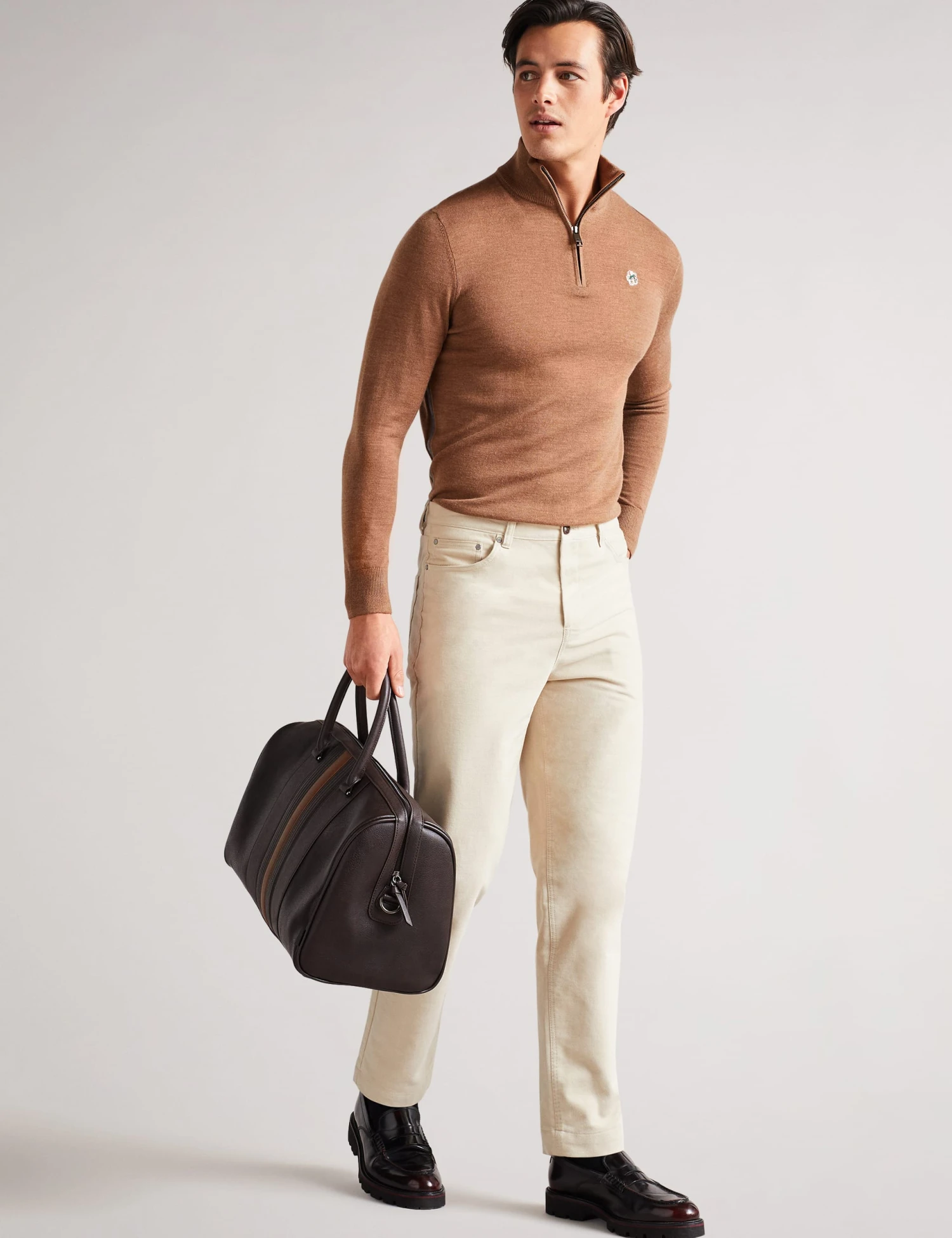 Ted Baker Leather Weekend Bag 3 Ted Baker Leather Weekend Bag - Image 3