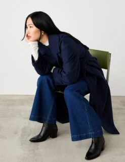 Leather Western Block Heel Ankle Boots 13 Leather Western Block Heel Ankle Boots -Marksandspencer Sale Store Leather Western Block Heel Ankle Boots 3