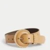 Leather Whipstitch Jeans Belt -Marksandspencer Sale Store Leather Whipstitch Jeans Belt
