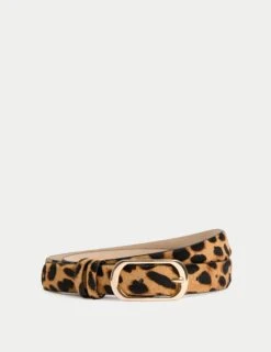 Leopard Slim Jeans Belt