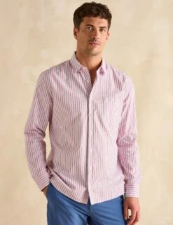 Joules Lightweight Pure Cotton Striped Oxford Shirt