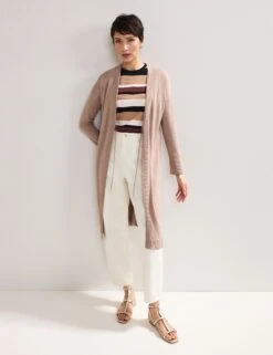 Linen Rich Longline Cardigan -Marksandspencer Sale Store Linen Rich Longline Cardigan 3