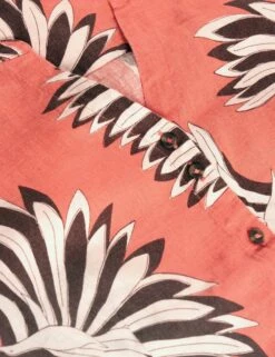 WHITE STUFF Linen Rich Printed Notch Neck Midi Tea Dress -Marksandspencer Sale Store Linen Rich Printed Notch Neck Midi Tea Dress 5