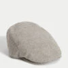 Linen Rich Textured Flat Cap 4 Linen Rich Textured Flat Cap -Marksandspencer Sale Store Linen Rich Textured Flat Cap